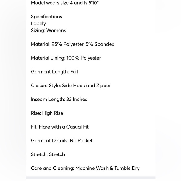 High-Rise Sequin Flare Pants from Future Collective with Kahlana Barfield new - Picture 4 of 4